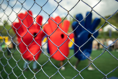 Full frame shot of chainlink fence