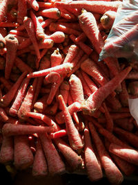 Full frame shot of red chili peppers