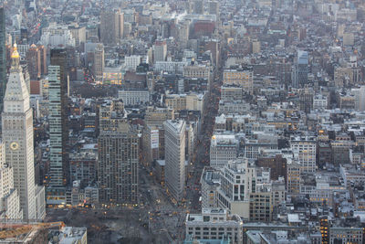 Aerial view of a city