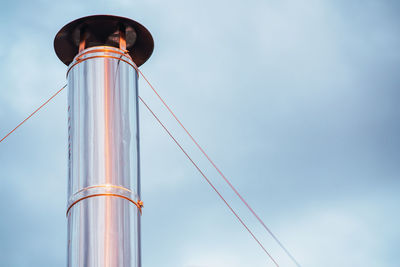 Low angle view of tower against sky