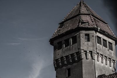 Low angle view of building against sky