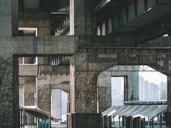 Low angle view of bridge