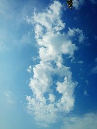 Low angle view of blue sky