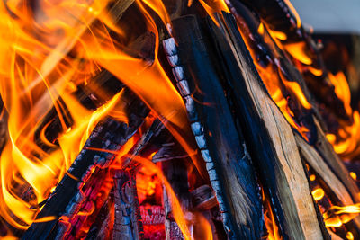 Close-up of fire