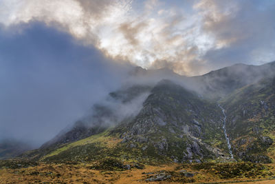 Atmospheric scenes from snowdonia national park, north wales, uk