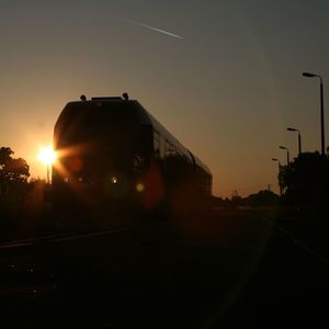 Road at sunset