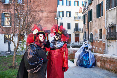 Venice, italy - february 10, 2018 people at venice carnival