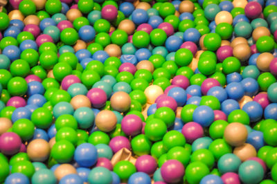 Close-up of multi colored candies