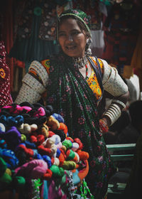 Portrait of a smiling young woman