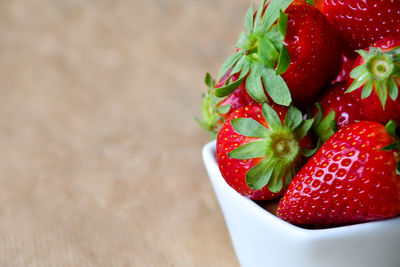 Close-up of strawberries