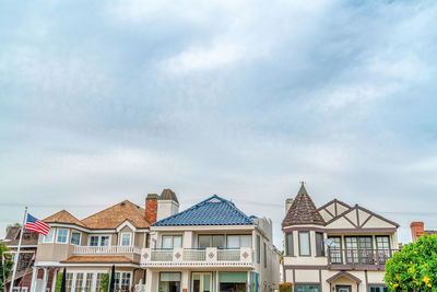 Residential buildings against sky