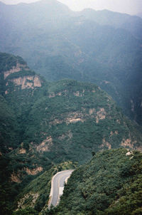 High angle view of landscape