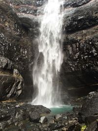 River flowing through rocks