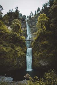 River flowing through rocks