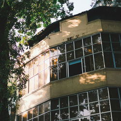 Low angle view of building against sky