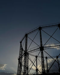 Low angle view of bridge against sky