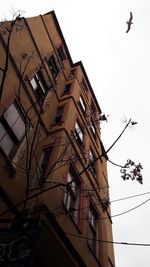 Low angle view of building against clear sky