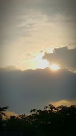Scenic view of landscape against sky during sunset