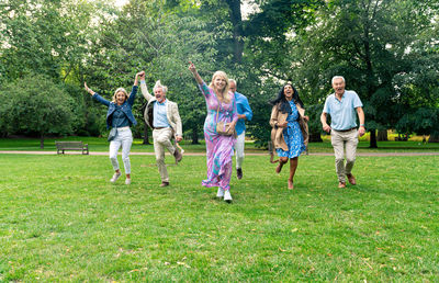 People playing soccer