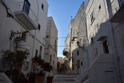 Low angle view of buildings against sky