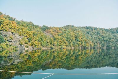 Scenic view of landscape with mountain in background