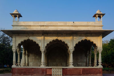 Low angle view of historical building against sky