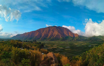 Panoramic view of landscape against sky