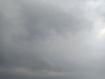 Low angle view of storm clouds in sky