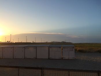 Scenic view of sky at sunset