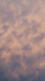 Low angle view of cloudy sky