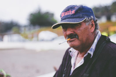 Portrait of man wearing sunglasses