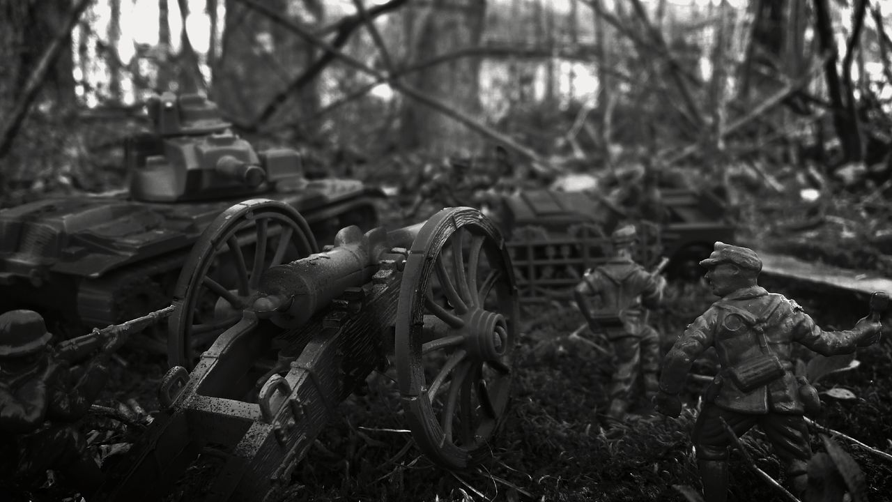focus on foreground, close-up, damaged, abandoned, field, obsolete, transportation, old, deterioration, land vehicle, day, selective focus, outdoors, mode of transport, run-down, no people, tree, growth, plant, metal
