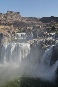 View of waterfall