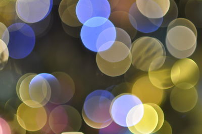 Close-up of multi colored lights