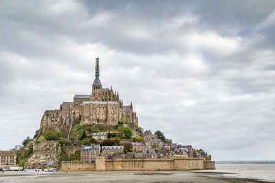 View of mont saint-michel, normandy, france