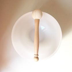 Directly above shot of ice cream on table against white background