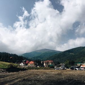 Scenic view of landscape against sky