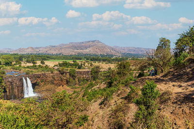 Blue nile waterfalls, bahar dar, ethiopia