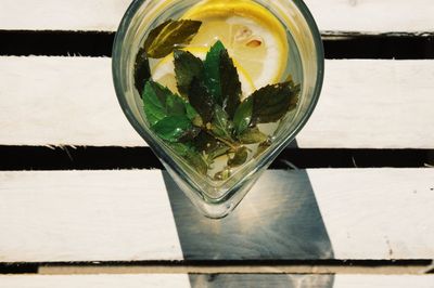 Close-up of drink on table