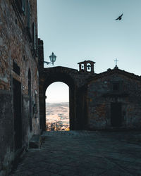 View of old building against sky