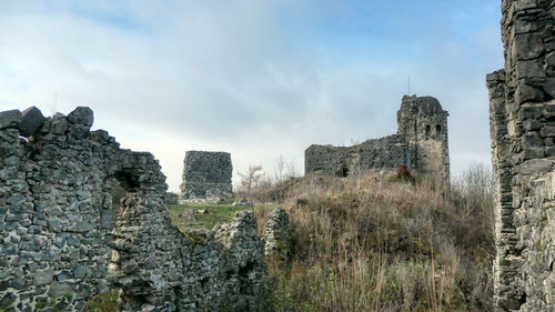 Old ruins of castle against sky