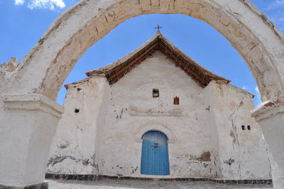 Low angle view of a temple