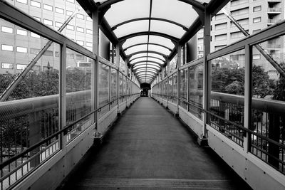 View of elevated walkway