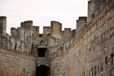 Low angle view of castle