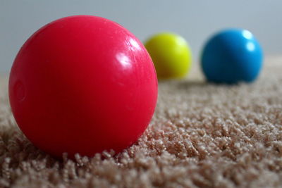 Close-up of multi colored balls