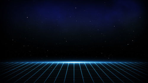 Scenic view of star field against sky at night