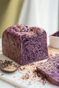 Purple carrot wholemeal bread