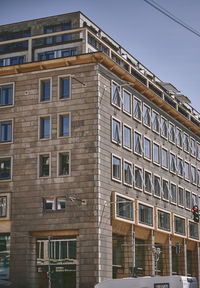 Low angle view of building against sky