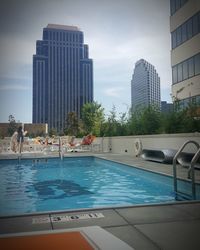 Modern buildings in city