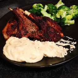 Close-up of food on plate